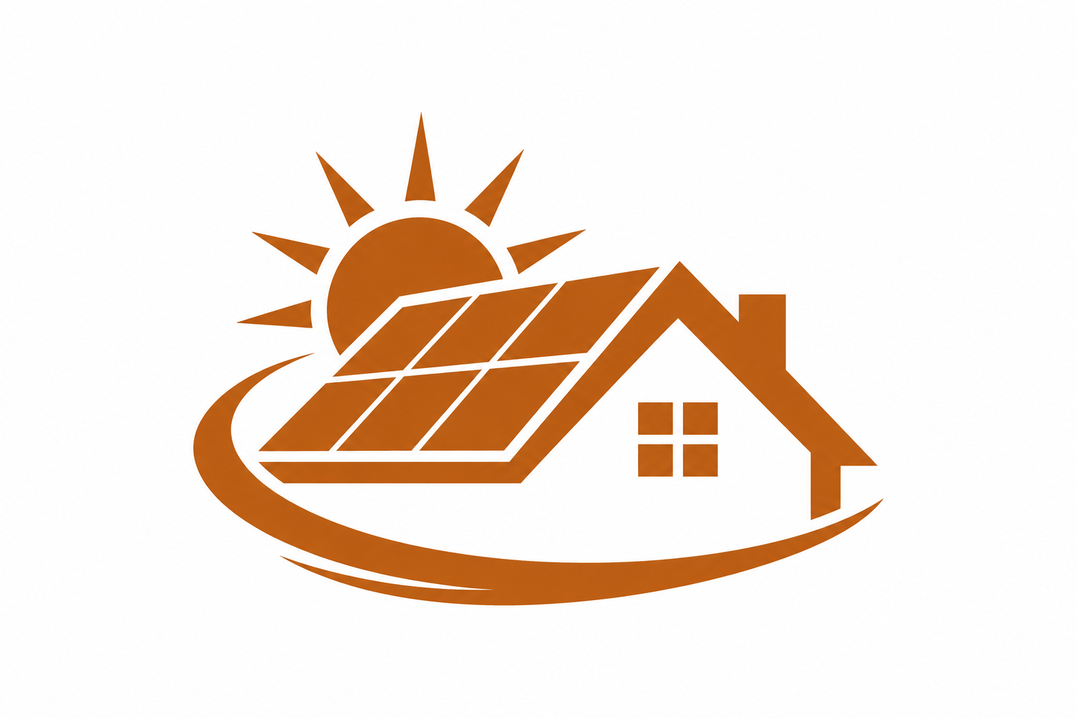 RoofMeter Guide logo with house roof and solar panel icon